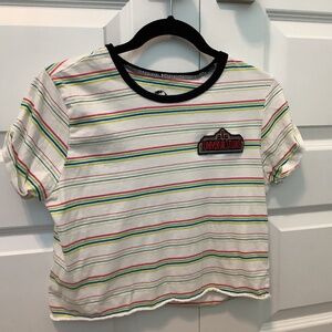 Universal studios shirt, women’s, S, fits like xs, striped